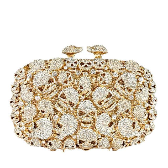 Boutique De FGG Halloween Orange\Black\Green Women Mini Skull Clutch Evening Bags Party Cocktail Haloween Crystal Purses Handbag Super Mini
Boutique De FGG Halloween Orange\Black\Green Women Mini Skull Clutch Evening Bags Party Cocktail Haloween Crystal Purses Handbag Super Mini