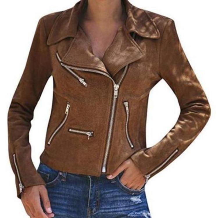 Winter Women Jacket Casual Windbreaker Solid Color Long Sleeves Lapel Collar Zipper Closure Regular Fit Fall Coat Top 2XL хакі
Winter Women Jacket Casual Windbreaker Solid Color Long Sleeves Lapel Collar Zipper Closure Regular Fit Fall Coat Top 2XL хакі
