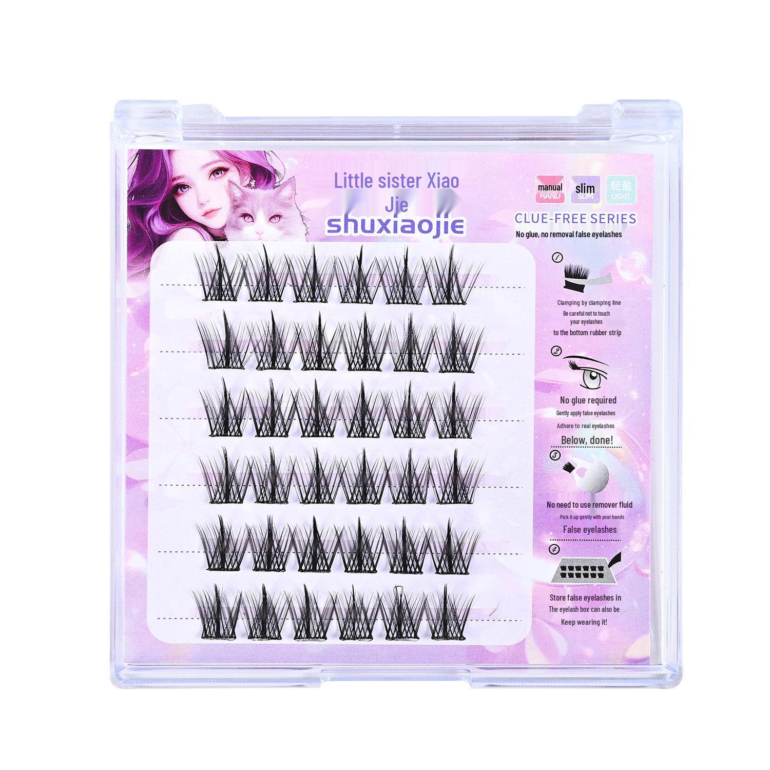 6 Row Double-Tipped Adhesive-Free False Eyelashes - Natural Density Manga Camellia
6 Row Double-Tipped Adhesive-Free False Eyelashes - Natural Density Manga Camellia