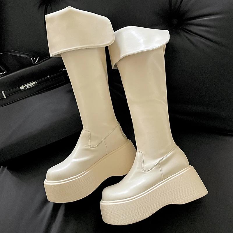 мода Панк Стиль Женские Сапоги До Колена Модные Туфли На Платформе Каблуки Лаконичные Длинные Ботинки De Mujer 35 бежевый
мода Панк Стиль Женские Сапоги До Колена Модные Туфли На Платформе Каблуки Лаконичные Длинные Ботинки De Mujer 35 бежевый