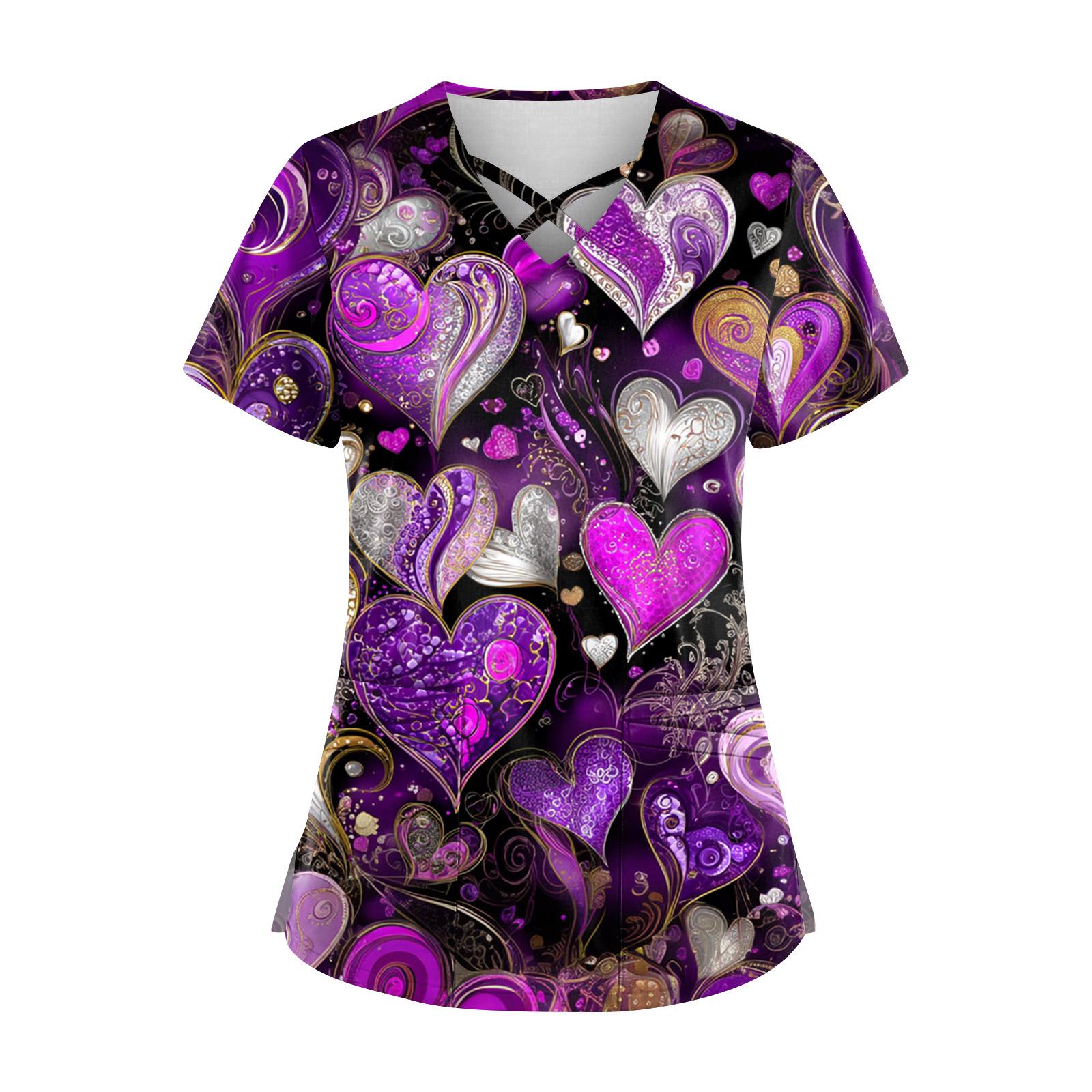 Women s Short Sleeve Stagger V Neck Print Pocket Dry- Top XL фиолетовый
Women s Short Sleeve Stagger V Neck Print Pocket Dry- Top XL фиолетовый