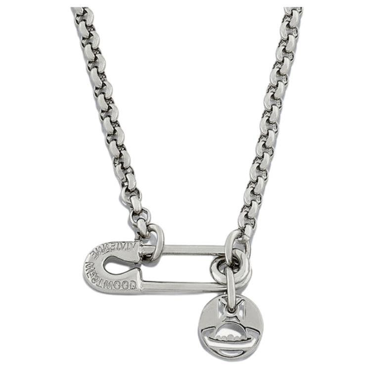 Vivienne Westwood Logo Brass Necklace Men necklaces Silver 6301010B-02P019 Basic Packaging-Dust Bag+Box,F,Silver
Vivienne Westwood Logo Brass Necklace Men necklaces Silver 6301010B-02P019 Basic Packaging-Dust Bag+Box,F,Silver