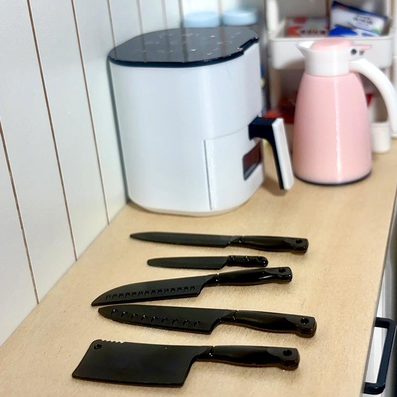 5Pcs/Set 1/6 Scale Doll Accessories Toys Miniature DIY Alloy Mini Dollhouse Kitchen Knife Cooking Utensils Model
5Pcs/Set 1/6 Scale Doll Accessories Toys Miniature DIY Alloy Mini Dollhouse Kitchen Knife Cooking Utensils Model