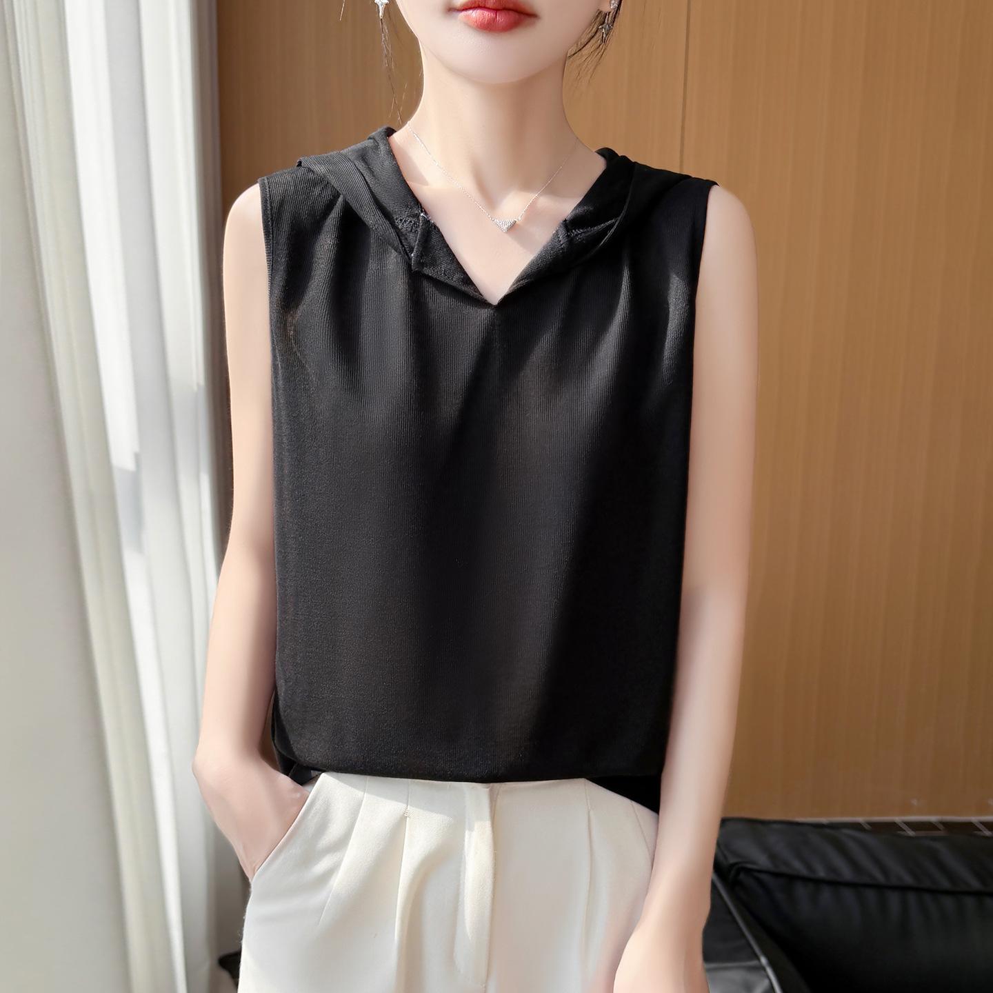 Down Jacket-style Pullover Vest for Women, Pure Color, Sleeveless, Loose Fit, Versatile Design, Trendy Summer/new Season Piece XXL чорний
Down Jacket-style Pullover Vest for Women, Pure Color, Sleeveless, Loose Fit, Versatile Design, Trendy Summer/new Season Piece XXL чорний