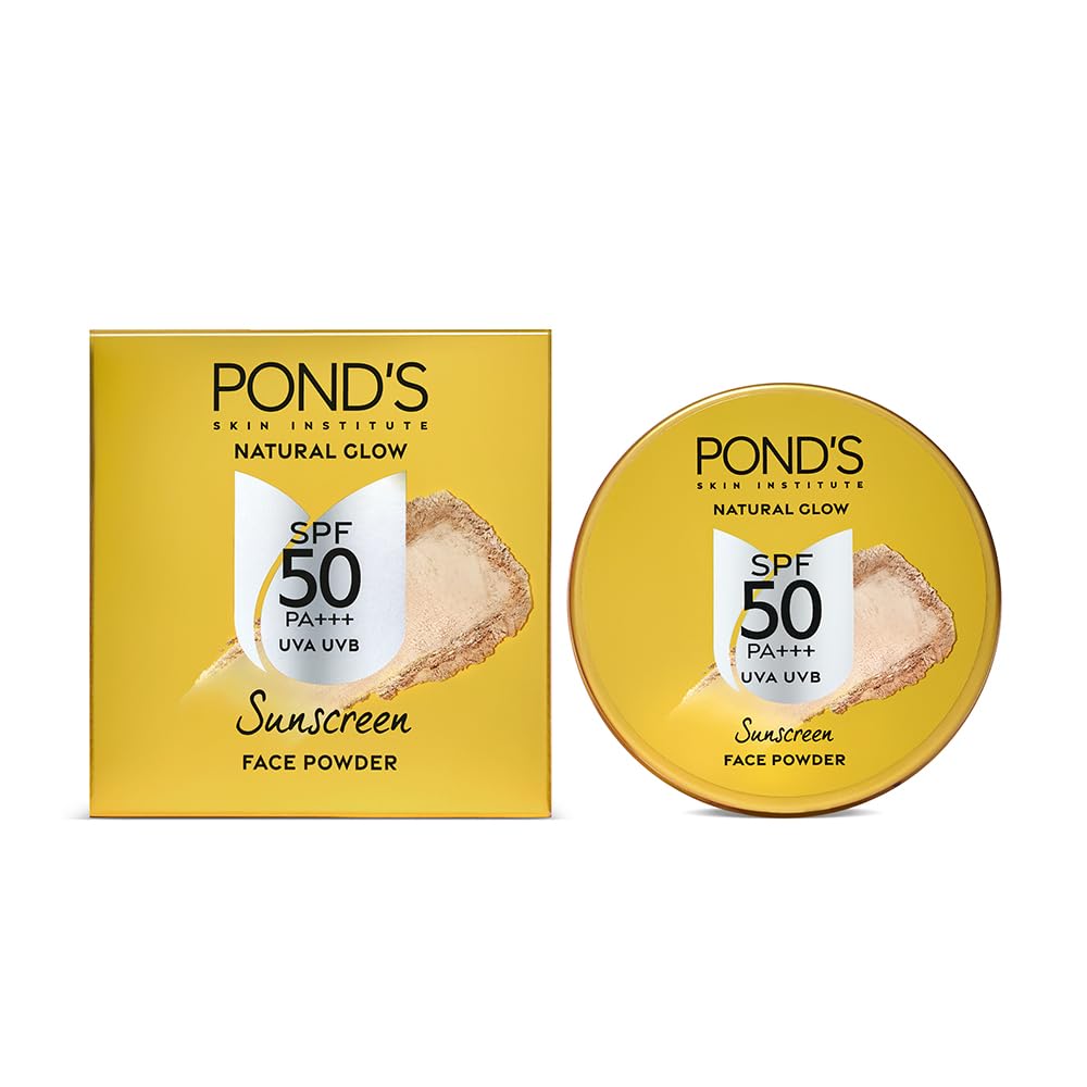 POND S Sunscreen Face Powder, SPF 50 UVA & UVB with PA+++, 20g
POND S Sunscreen Face Powder, SPF 50 UVA & UVB with PA+++, 20g