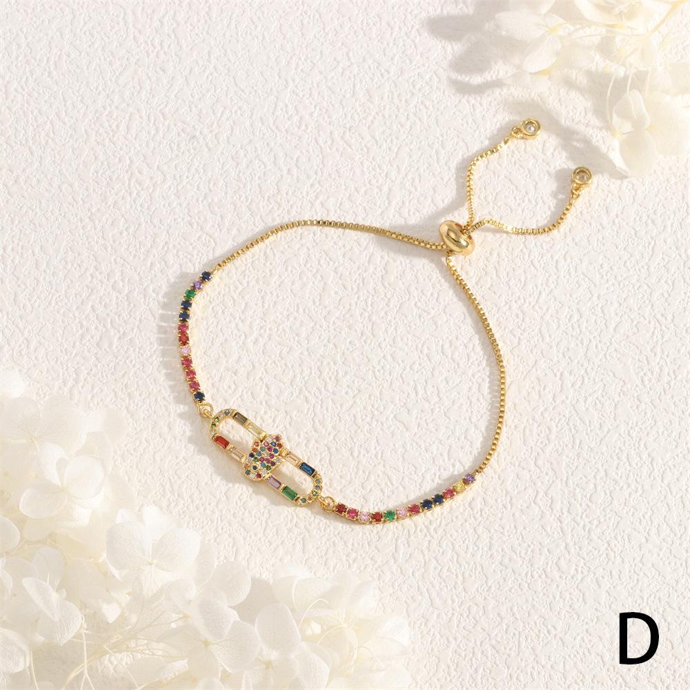 2024 Регулируемый медный цирконовый красочный овальный браслет для мужчин и женщин
2024 Регулируемый медный цирконовый красочный овальный браслет для мужчин и женщин