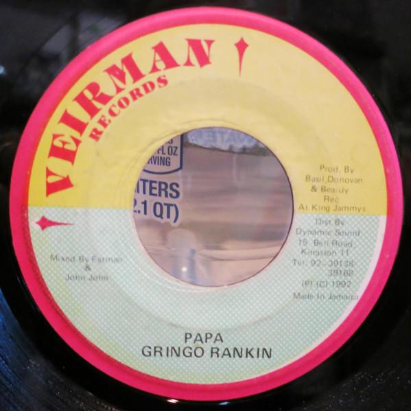 7inch Record GRINGO RANKING - Papa / Glatlin NONE Veirman Records 1992 Jamaica Reggae, Ska & Dub Used
7inch Record GRINGO RANKING - Papa / Glatlin NONE Veirman Records 1992 Jamaica Reggae, Ska & Dub Used