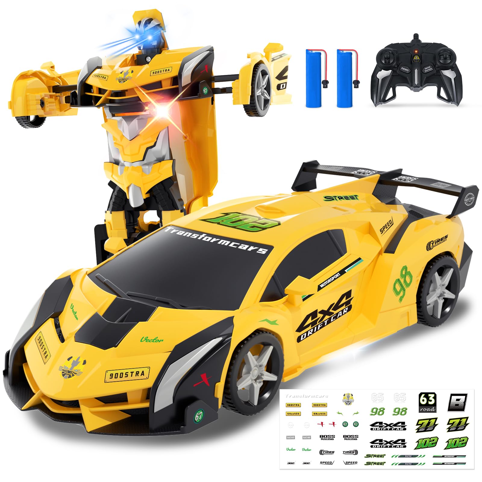 Carox Remote Control Car for with LED Transforms into a Demo 60 Minutes Total Toy for Elementary and Junior High School Birthday Japanese Instruction
Carox Remote Control Car for with LED Transforms into a Demo 60 Minutes Total Toy for Elementary and Junior High School Birthday Japanese Instruction