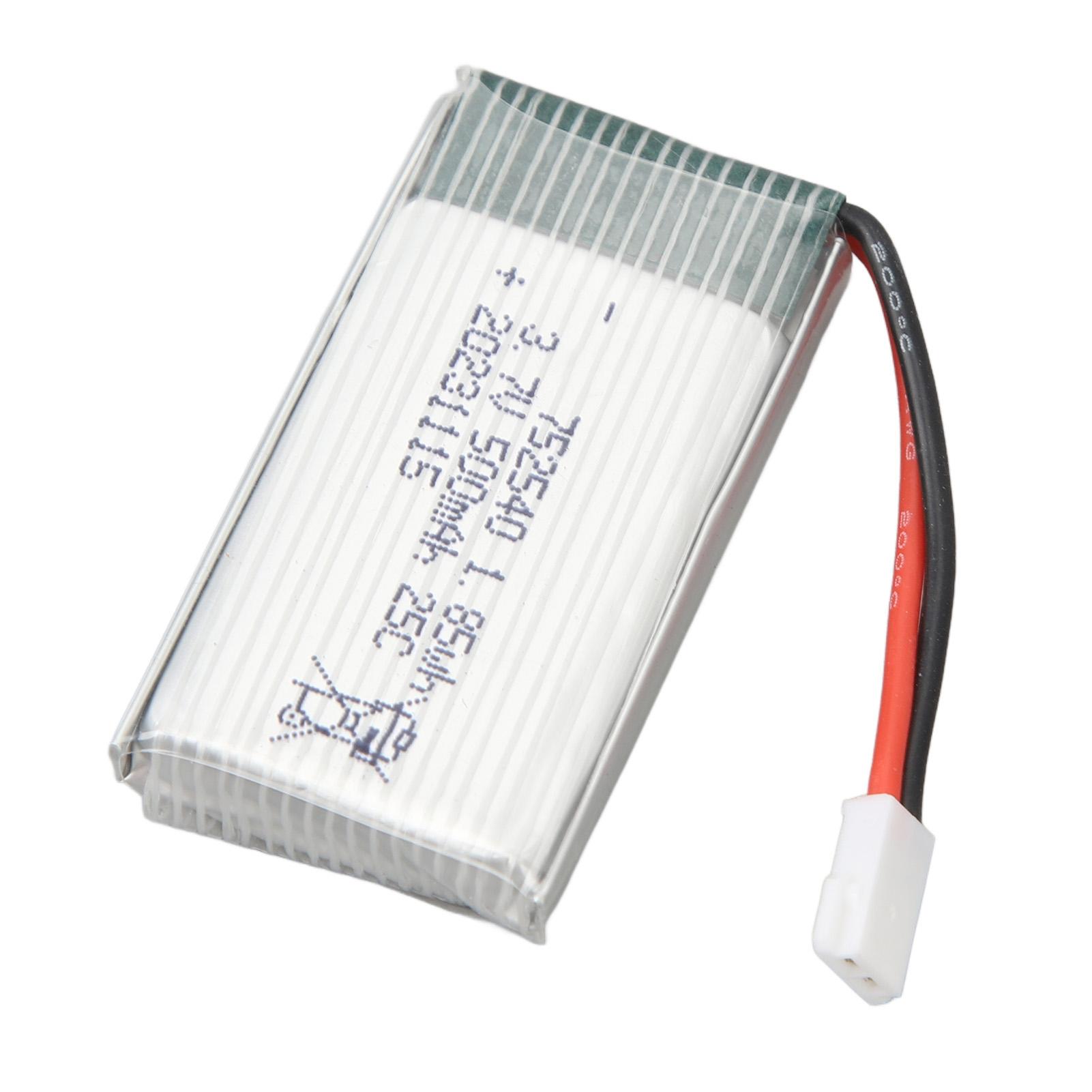 3.7V 500mAh Lithium Battery 3.7V 500mAh 25C High Magnification 752540 Polymer Lithium Ion Battery with XH2.54 Plug for X5C Drone Aircraft Accessories
3.7V 500mAh Lithium Battery 3.7V 500mAh 25C High Magnification 752540 Polymer Lithium Ion Battery with XH2.54 Plug for X5C Drone Aircraft Accessories