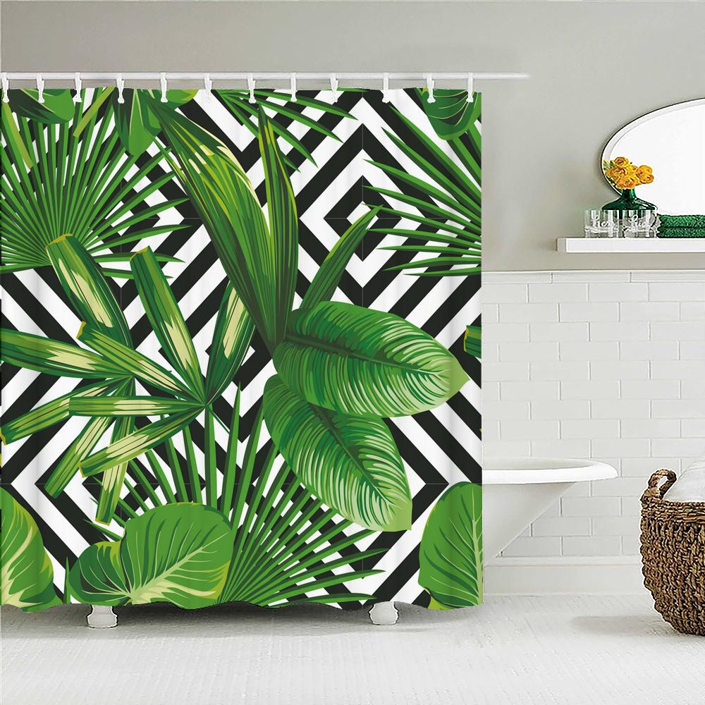Waterproof Shower Curtain Green Plant leaf leaves Polyester Fabric 3D Printing Bathroom Curtains for Bathroom Decor with Hooks W90xH180cm
Waterproof Shower Curtain Green Plant leaf leaves Polyester Fabric 3D Printing Bathroom Curtains for Bathroom Decor with Hooks W90xH180cm