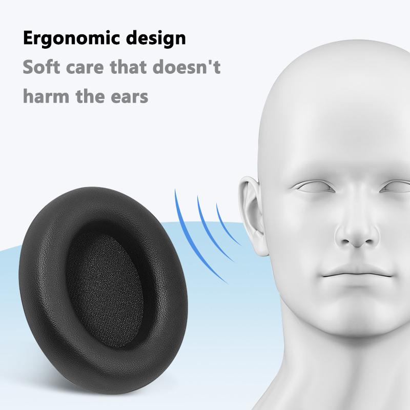 1 Pair For Beats Studio Pro Ear Cushions Protein Leather+Memory Foam Headphone Earpads Black
1 Pair For Beats Studio Pro Ear Cushions Protein Leather+Memory Foam Headphone Earpads Black