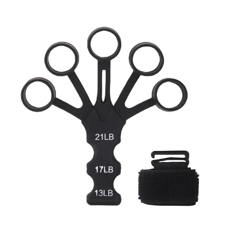 Silicone five-finger strengthening trainer, hand clamp trainer, five-finger strength trainer, rock climbing finger trainer set
Silicone five-finger strengthening trainer, hand clamp trainer, five-finger strength trainer, rock climbing finger trainer set