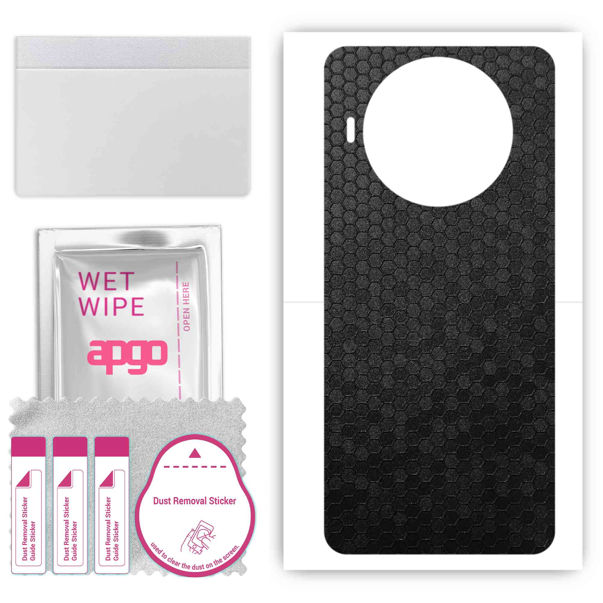 apgo Protective Skin Sticker for the back compatible with Cubot Note 10, Wrap Film, Foil, Vinyl - Pattern Black Honeycomb
apgo Protective Skin Sticker for the back compatible with Cubot Note 10, Wrap Film, Foil, Vinyl - Pattern Black Honeycomb
