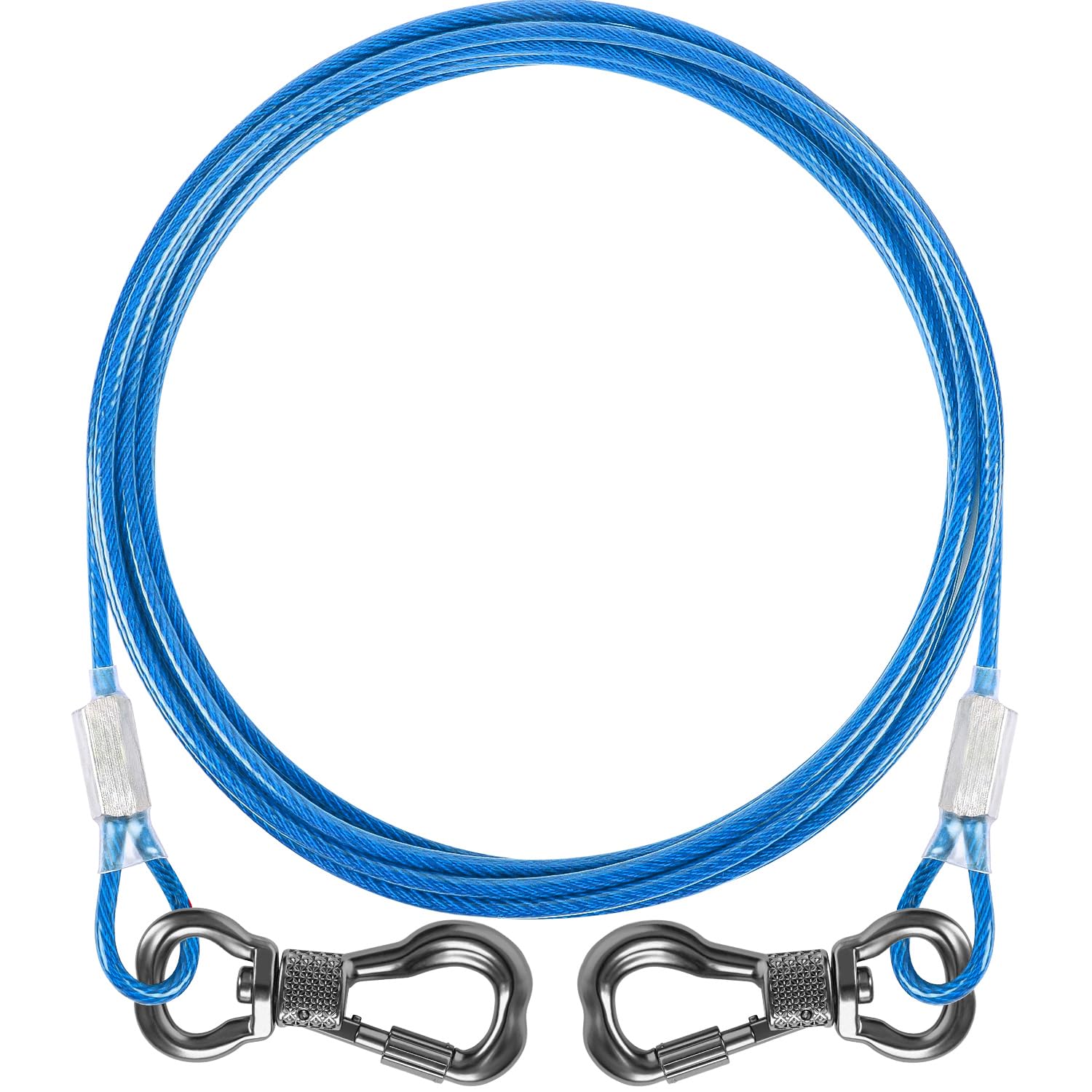 XiaZ Dog Wire Lightweight Generation Coated Thin Rust with Carabiner Strong Suitable for Small to Large Ideal for Outdoor Keeping and Leash, 3m, Blue, синий
XiaZ Dog Wire Lightweight Generation Coated Thin Rust with Carabiner Strong Suitable for Small to Large Ideal for Outdoor Keeping and Leash, 3m, Blue, синий