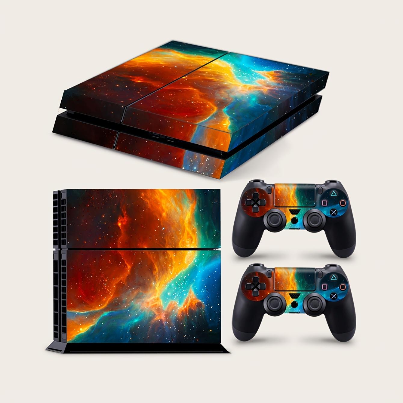 Виниловая наклейка для игровой консоли для PS4, тонкая консоль и 2 контроллера, наклейка, игровые аксессуары
Виниловая наклейка для игровой консоли для PS4, тонкая консоль и 2 контроллера, наклейка, игровые аксессуары