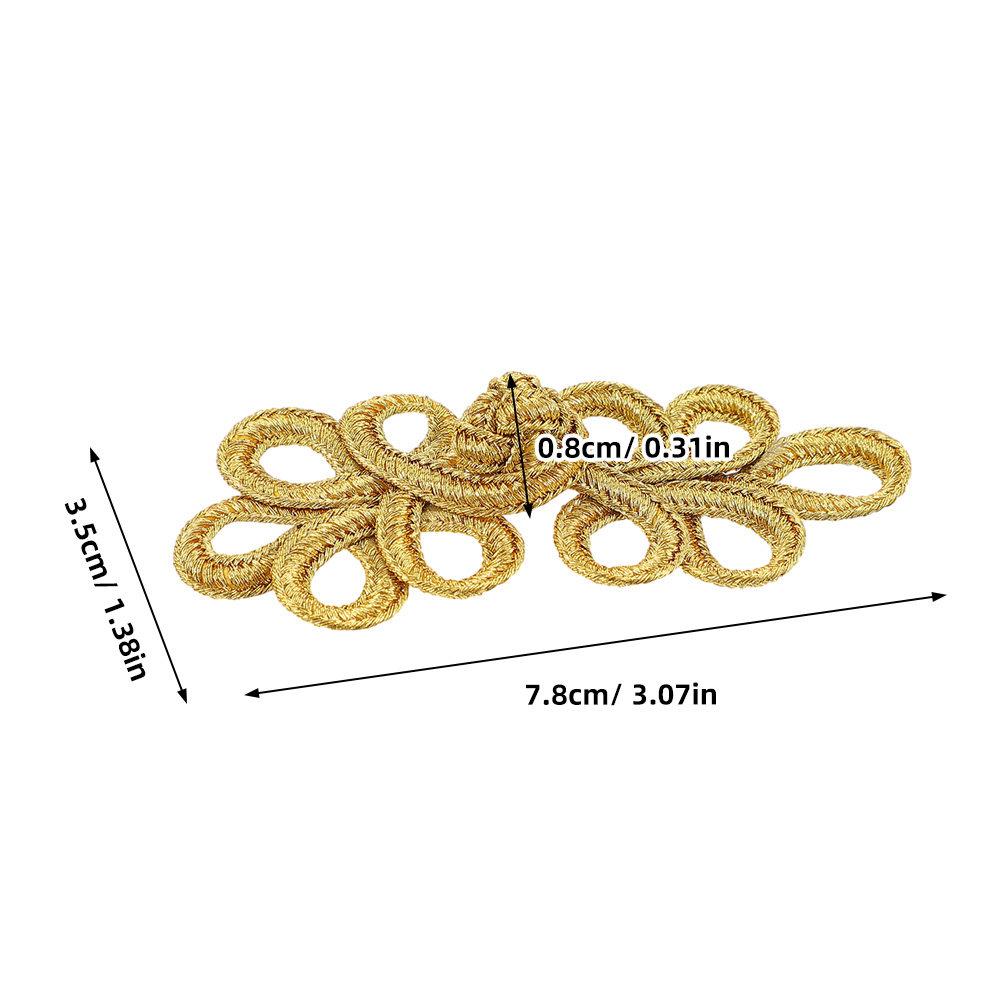 16Pcs Chinese Knot Buttons Elegant Sewing Buttons for Clothing Crafts Cheongsam DIY Accessories Button for Crafting золотистий
16Pcs Chinese Knot Buttons Elegant Sewing Buttons for Clothing Crafts Cheongsam DIY Accessories Button for Crafting золотистий