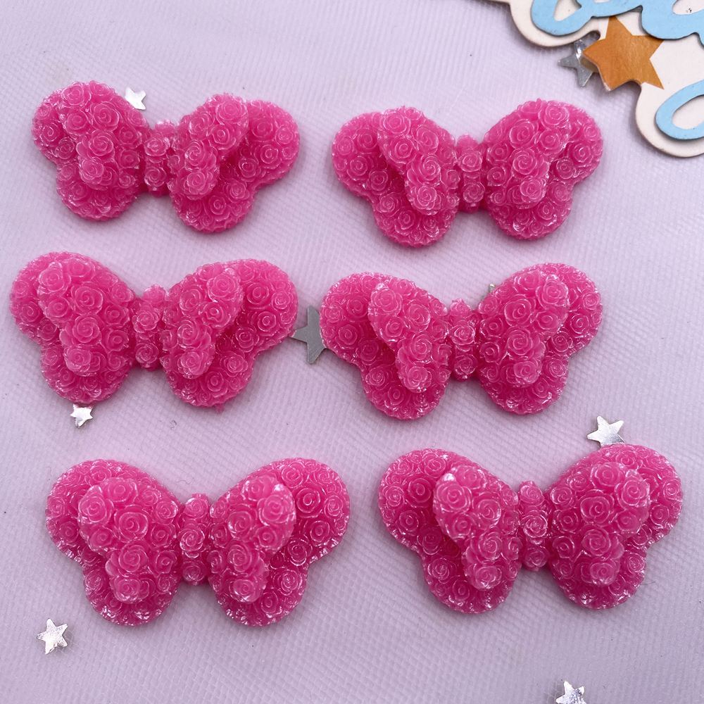 8PCS Colorful Resin Cartoon Rose Double Layered Butterfly Figurine Flatback Stone Wedding Decor Scrapbook Accessories DIY Craft Supplies 19X36mm
8PCS Colorful Resin Cartoon Rose Double Layered Butterfly Figurine Flatback Stone Wedding Decor Scrapbook Accessories DIY Craft Supplies 19X36mm