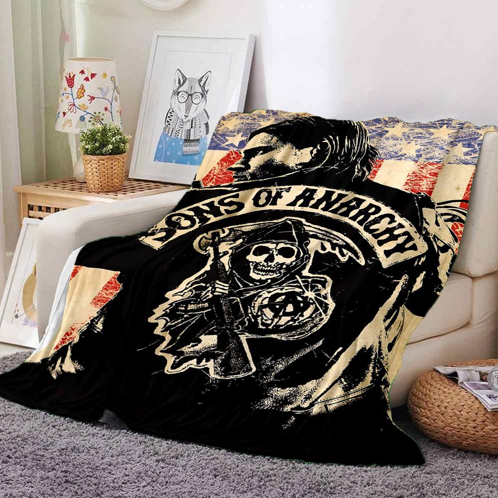 1pc Sons of Anarchy Throw Blanket - Soft Flannel, Cozy All-Season Polyester Perfect for Home, Office, Bedroom - Ideal Gift s1151 80cmx120cm(31inx47in)
1pc Sons of Anarchy Throw Blanket - Soft Flannel, Cozy All-Season Polyester Perfect for Home, Office, Bedroom - Ideal Gift s1151 80cmx120cm(31inx47in)