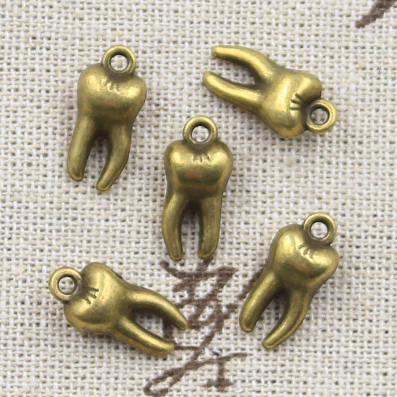 20pcs Charms 3D Zombie Tooth Teeth Molar 16x8x5mm Antique Bronze Silver Color Pendants Making Findings Handmade Tibetan Jewelry
20pcs Charms 3D Zombie Tooth Teeth Molar 16x8x5mm Antique Bronze Silver Color Pendants Making Findings Handmade Tibetan Jewelry