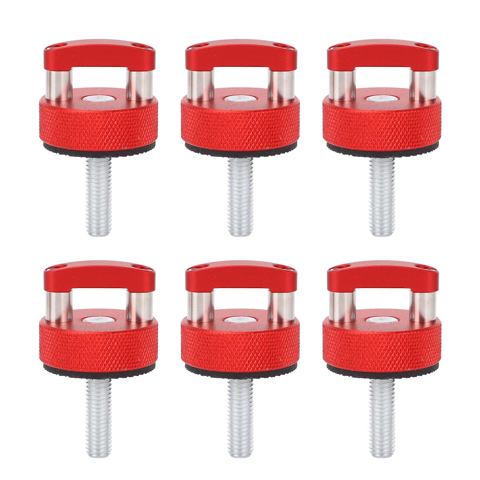 6PCS Quick Release Thumb Screw Stainless Steel Billet Aluminum Hard Top Fastener with D Ring
6PCS Quick Release Thumb Screw Stainless Steel Billet Aluminum Hard Top Fastener with D Ring