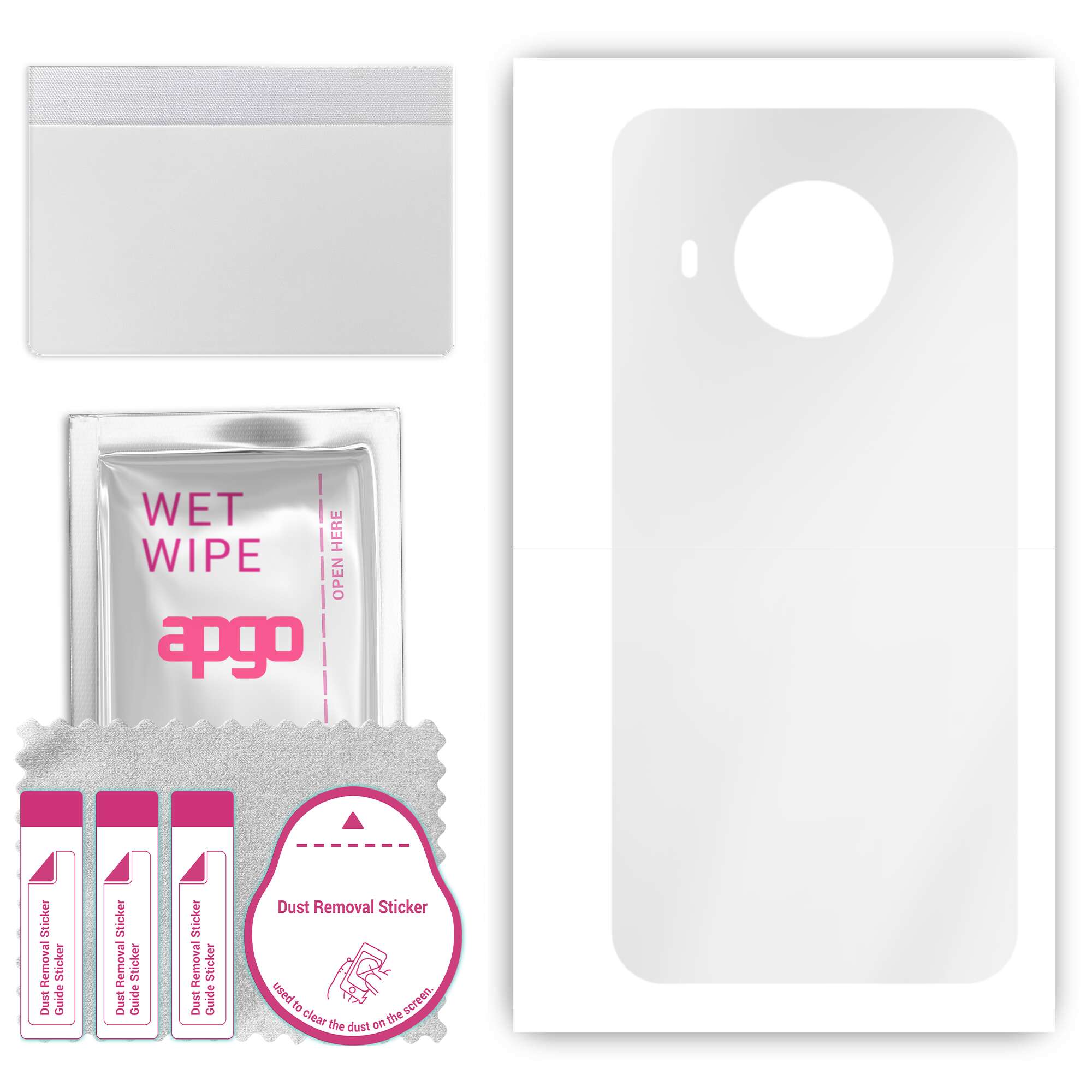 apgo Ultra Clear Protective Skin Sticker for the back compatible with Nokia X100, Wrap Film, Hydrogel Film, Flexible, Soft TPU with positioning layer
apgo Ultra Clear Protective Skin Sticker for the back compatible with Nokia X100, Wrap Film, Hydrogel Film, Flexible, Soft TPU with positioning layer
