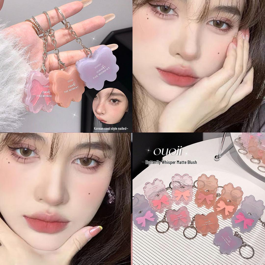 OUOII Румяна-бабочка: Натуральные матовые кремовые румяна для студентов и вечеринок.
OUOII Румяна-бабочка: Натуральные матовые кремовые румяна для студентов и вечеринок.