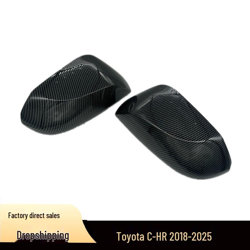 Toyota C-HR Rearview Mirror Cover (2018-2025): Carbon Fiber Reflective Decoration & Protection Glossy Black Pair
Toyota C-HR Rearview Mirror Cover (2018-2025): Carbon Fiber Reflective Decoration & Protection Glossy Black Pair