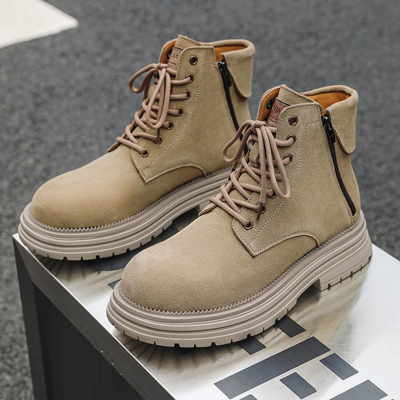 New men s Martin boots autumn and winter casual trend versatile tooling boots big head heightening couple boots 81589-J 44
New men s Martin boots autumn and winter casual trend versatile tooling boots big head heightening couple boots 81589-J 44
