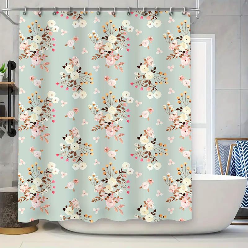 Vintage Retro Yellow Floral Shower Curtain With Pineapple Print Decorative Waterproof Bath Mat Set For Home Bathroom Accessories W60H190(CM)-1 Pcs
Vintage Retro Yellow Floral Shower Curtain With Pineapple Print Decorative Waterproof Bath Mat Set For Home Bathroom Accessories W60H190(CM)-1 Pcs