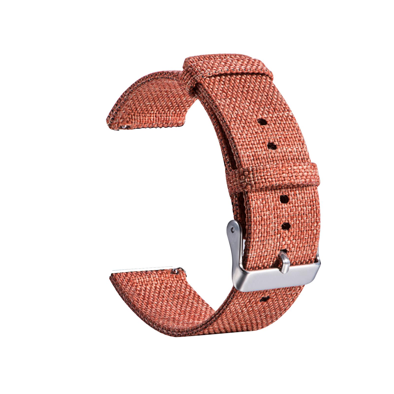 Metal Buckle Nylon Canvas Wristwatch Strap 22mm for Samsung Galaxy Watch 46mm/Garmin Vivoactive 4 Orange
Metal Buckle Nylon Canvas Wristwatch Strap 22mm for Samsung Galaxy Watch 46mm/Garmin Vivoactive 4 Orange