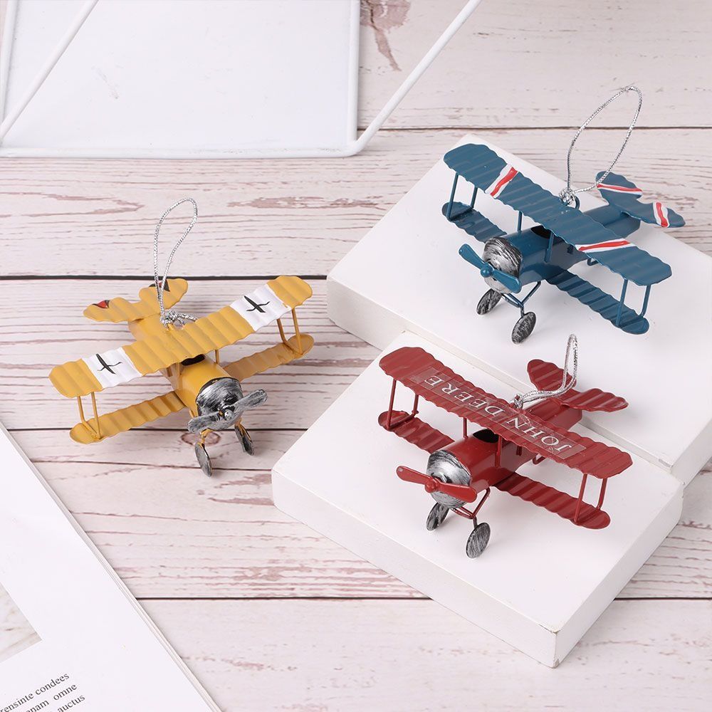 Iron Art Aircraft Figurines With Rope Biplane Model Creative Room Hanging Ornaments Home Decor червоний
Iron Art Aircraft Figurines With Rope Biplane Model Creative Room Hanging Ornaments Home Decor червоний