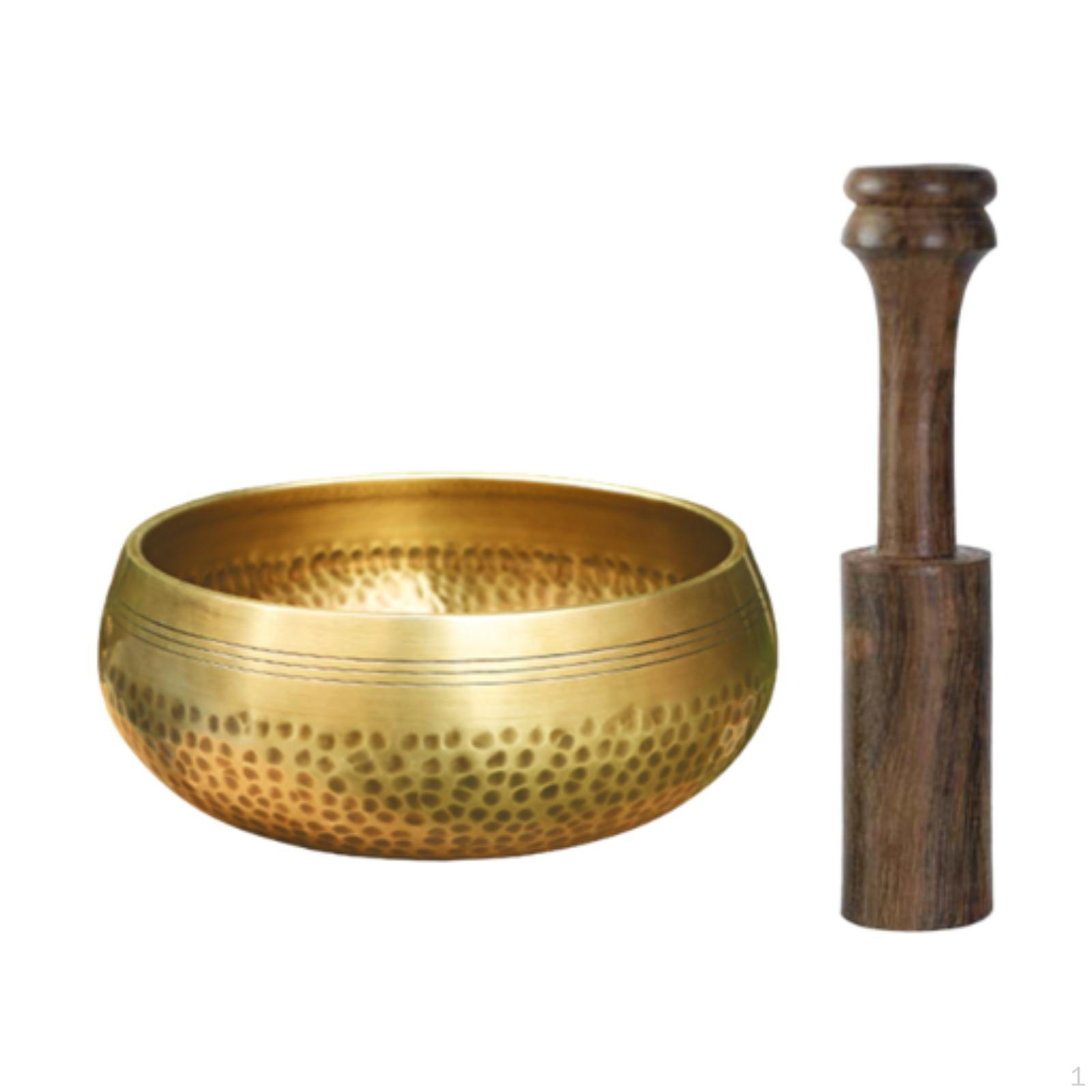 Tibetan Bowl Set Meditation Sound with Stick Decoration Hand Hammered Ornament for Gifts
Tibetan Bowl Set Meditation Sound with Stick Decoration Hand Hammered Ornament for Gifts