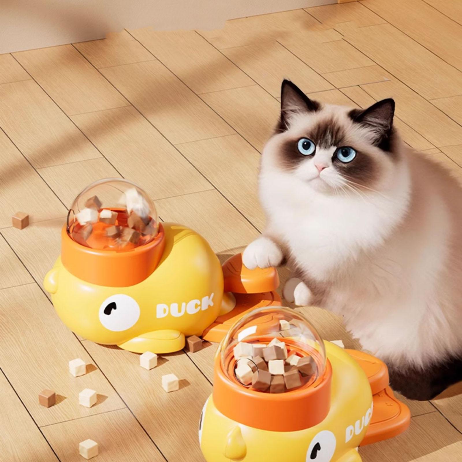 2-in-1 Interactive Dog Cat Feeders Pet Automatic Food Dispenser Cartoon Duck Design Slow Food Pet Snack Feeder For Dog Training One Size жёлтый
2-in-1 Interactive Dog Cat Feeders Pet Automatic Food Dispenser Cartoon Duck Design Slow Food Pet Snack Feeder For Dog Training One Size жёлтый