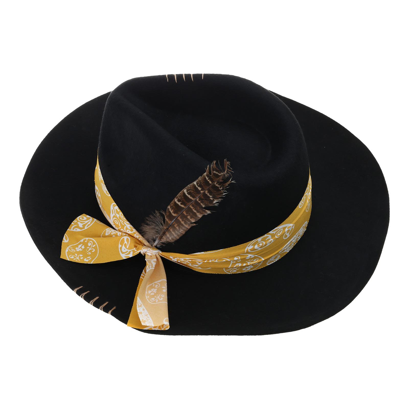 Wide Border Wool Panama Hats with Band Women Lady Felted Fedoras Hat for Trendy Accessorizing 1
Wide Border Wool Panama Hats with Band Women Lady Felted Fedoras Hat for Trendy Accessorizing 1
