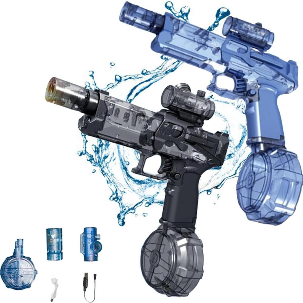 Ultimate Battle Water Blaster, Электрический водяной пистолет для развлечений на свежем воздухе, Боевой световой бластер, Моторизованный водяной пистолет дальнего действия с интерактивным освещением чёрный
Ultimate Battle Water Blaster, Электрический водяной пистолет для развлечений на свежем воздухе, Боевой световой бластер, Моторизованный водяной пистолет дальнего действия с интерактивным освещением чёрный