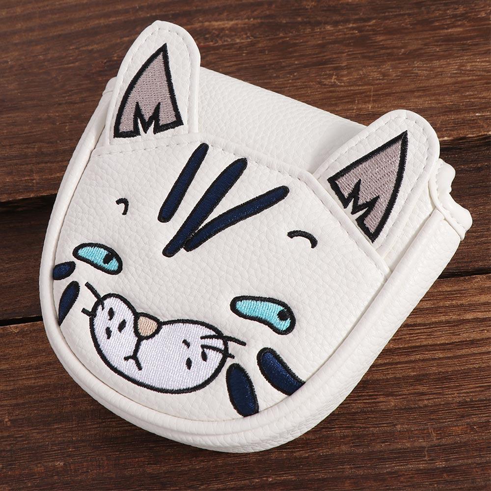 PU Leather Golf Headcover Cat Design Golf Mallet Cover Cute Golf Putter Covers Outdoor Sports белый
PU Leather Golf Headcover Cat Design Golf Mallet Cover Cute Golf Putter Covers Outdoor Sports белый