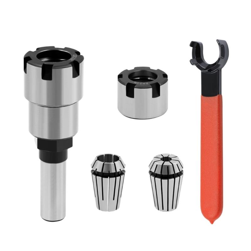 1/4 Inch Shank Router Collet Extension Rod Chuck Holder Extender Adapter Convert 1/2 Inch & 1/4 Inch Shank Router Bit
1/4 Inch Shank Router Collet Extension Rod Chuck Holder Extender Adapter Convert 1/2 Inch & 1/4 Inch Shank Router Bit