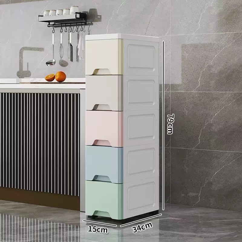 Wide Gap Drawer-Style Cabinet: Kitchen/Bathroom Narrow Storage Shelf Box (15/18/25 Width). 3-layer
Wide Gap Drawer-Style Cabinet: Kitchen/Bathroom Narrow Storage Shelf Box (15/18/25 Width). 3-layer