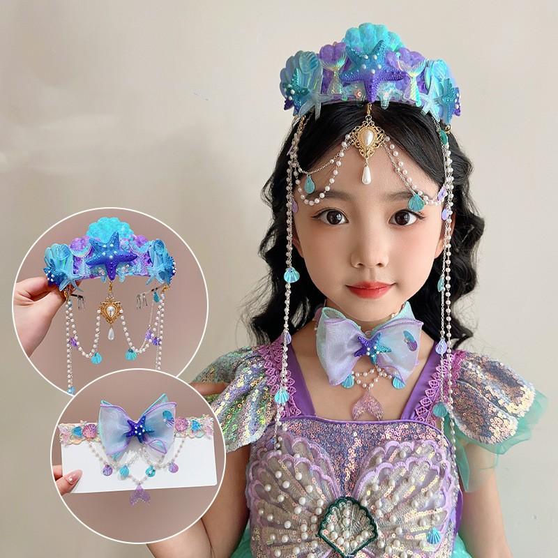 Super Fairy Mermaid Hairband, Children s Crown Headpiece, Girls Pearl Tassel, Forehead Chain, Little Girls Bow Hairclip
Super Fairy Mermaid Hairband, Children s Crown Headpiece, Girls Pearl Tassel, Forehead Chain, Little Girls Bow Hairclip