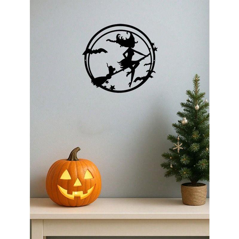 Gothic Wrought Iron Wall Panel Witch Cat Bat Moisture Resistant Halloween Gift
Gothic Wrought Iron Wall Panel Witch Cat Bat Moisture Resistant Halloween Gift