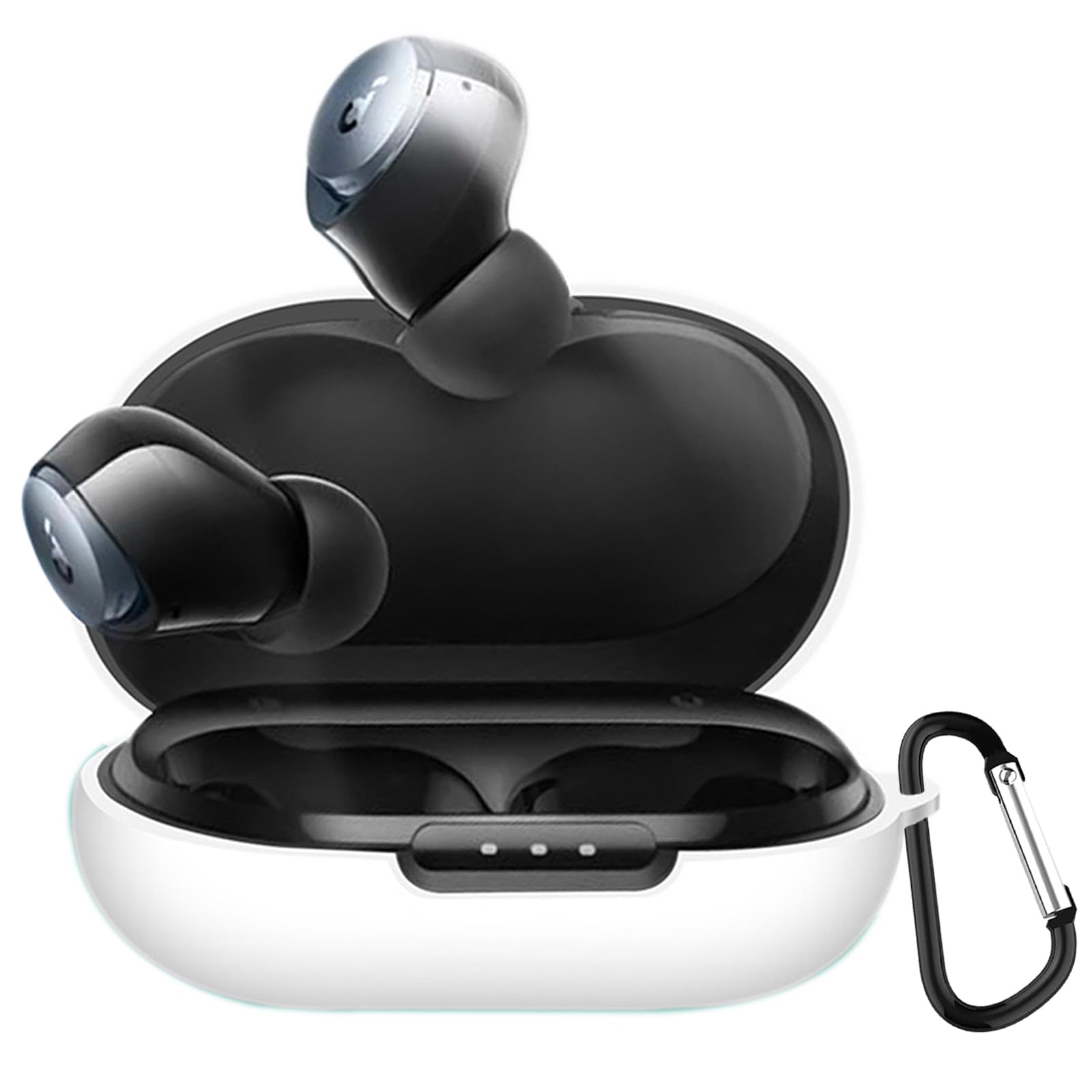 KANOYO Case Cover for Anker SoundCore Space Compatible with Anker SoundCore Space Silicone Material Protective Drop Scratch Carabiner Included A40,
KANOYO Case Cover for Anker SoundCore Space Compatible with Anker SoundCore Space Silicone Material Protective Drop Scratch Carabiner Included A40,