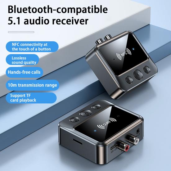 Bluetooth-совместимый приемник Портативный громкая связь для звонков Нескользящая панель Plug And Play Аудиоприемник для дома
Bluetooth-совместимый приемник Портативный громкая связь для звонков Нескользящая панель Plug And Play Аудиоприемник для дома