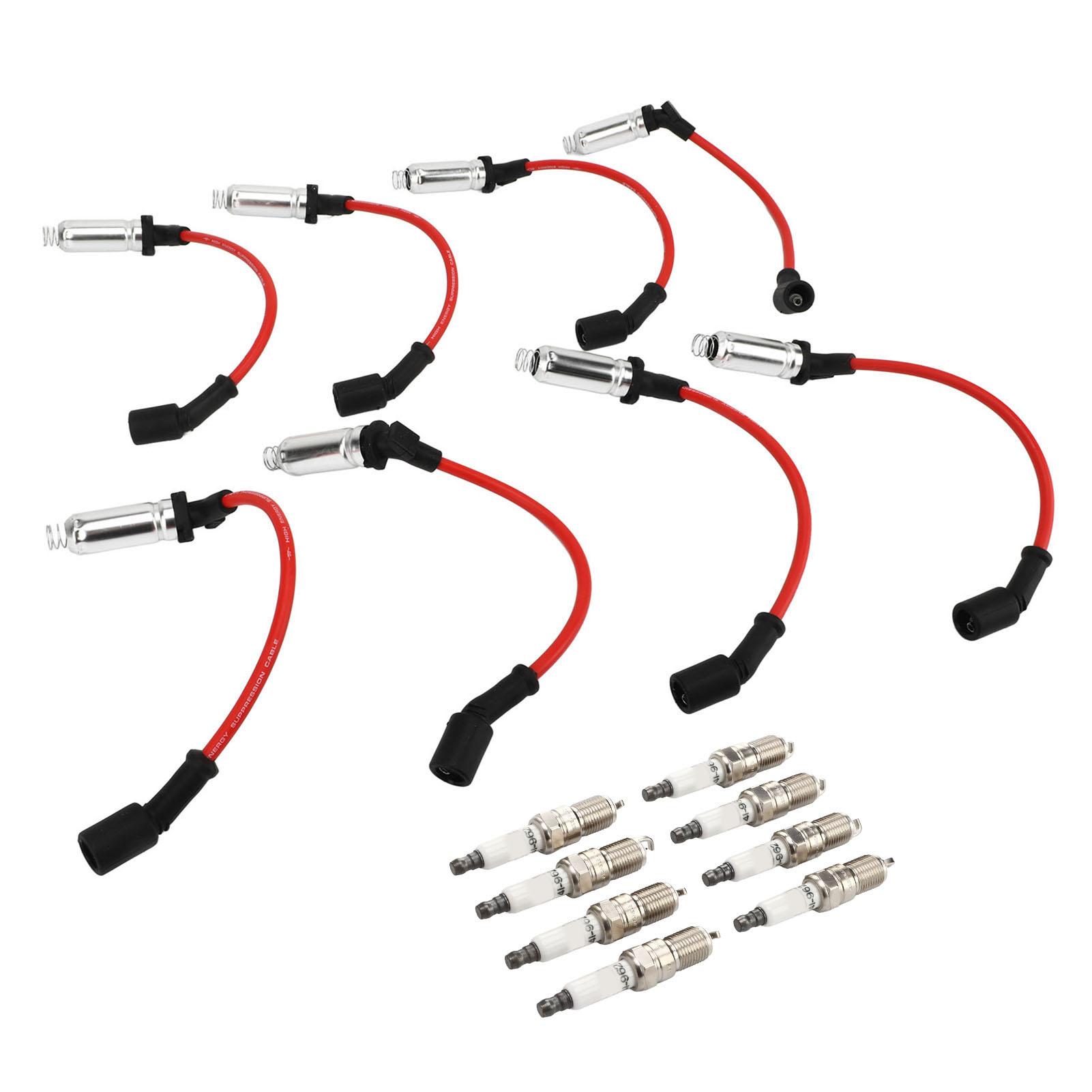 8PCS Spark Plug Wires 48322R Metal Silicone Spark Plug Ignition Wires Replacement for Express 1500 2500 3500
8PCS Spark Plug Wires 48322R Metal Silicone Spark Plug Ignition Wires Replacement for Express 1500 2500 3500