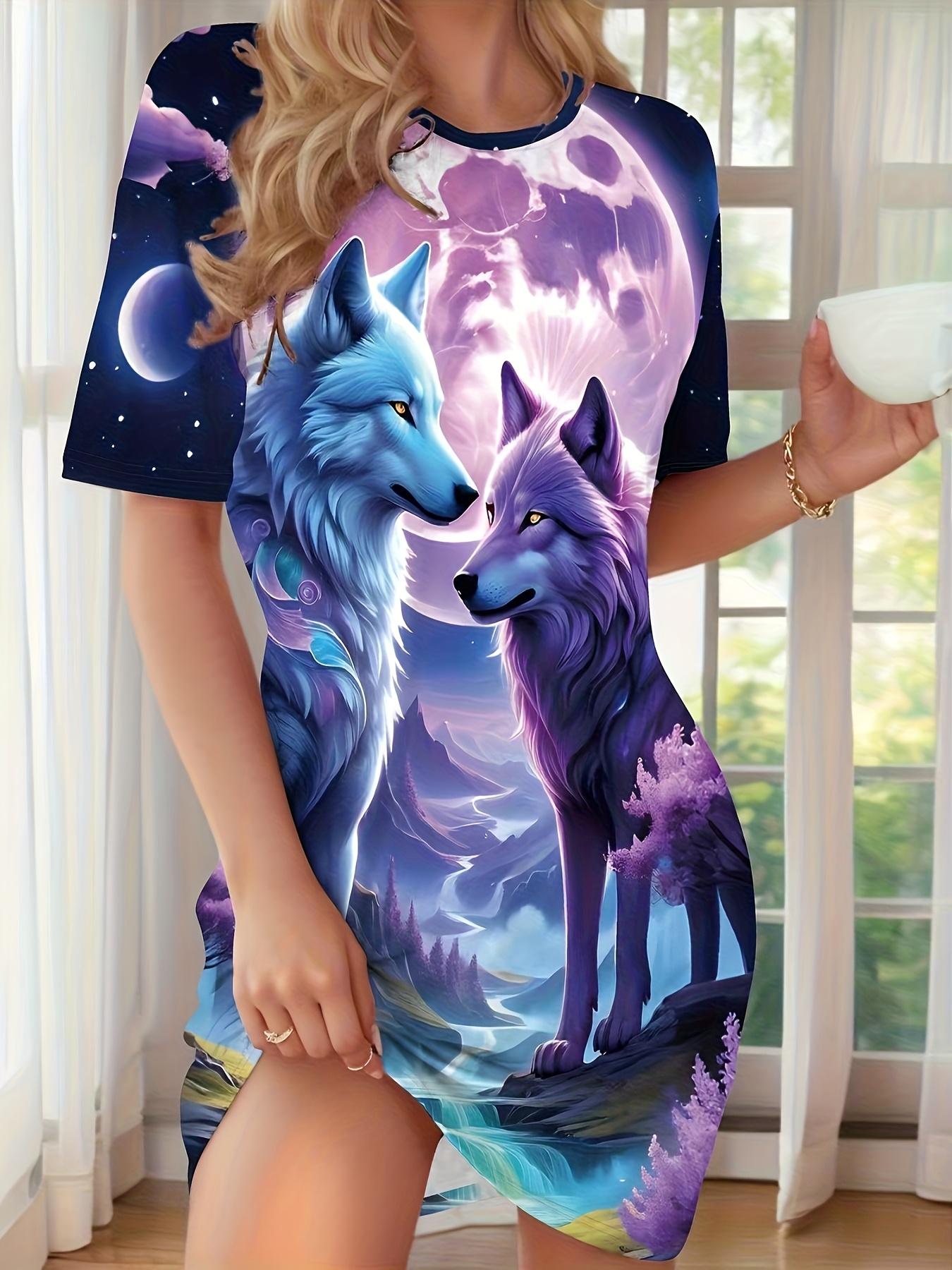 New European and American Fashion Casual Wolf and Moon Night Print Pajamas. Sweet Holiday Gift. Comfortable and Breathable Dress. Elegant Loungewear S XS дубильная кора
New European and American Fashion Casual Wolf and Moon Night Print Pajamas. Sweet Holiday Gift. Comfortable and Breathable Dress. Elegant Loungewear S XS дубильная кора