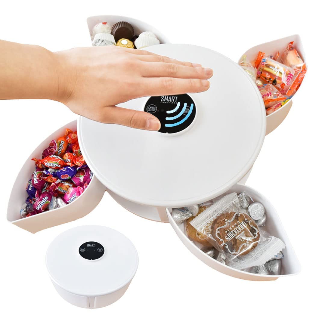 THANKO C-AOB21W Sensor-Operated Flower Blossom Box, Automatic Open/Close, Perfect for Party Snacks and Variety Boxes, Tabletop
THANKO C-AOB21W Sensor-Operated Flower Blossom Box, Automatic Open/Close, Perfect for Party Snacks and Variety Boxes, Tabletop