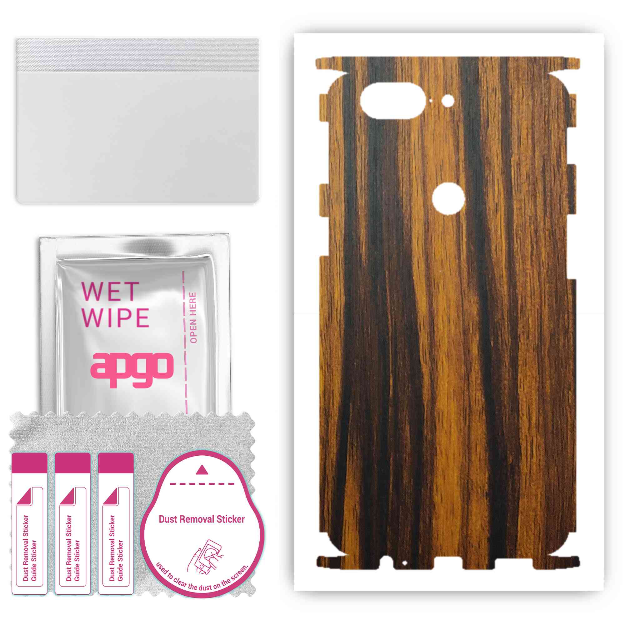 apgo Protective Skin Sticker for the back+sides compatible with OnePlus 5T, Full Wrap Film, Foil, Vinyl - Pattern Tigerwood
apgo Protective Skin Sticker for the back+sides compatible with OnePlus 5T, Full Wrap Film, Foil, Vinyl - Pattern Tigerwood