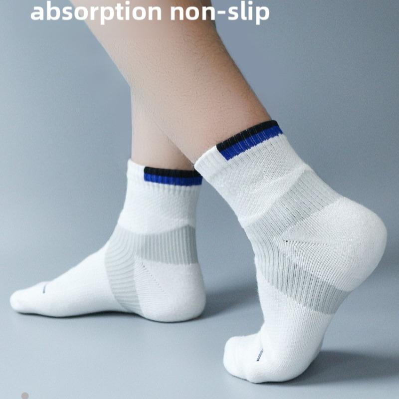 5 Pairs of Men s Thick Towel Bottom Sport Breathable Wicking Sweat Non Slip Mid Tube Socks 5 Pairs білий
5 Pairs of Men s Thick Towel Bottom Sport Breathable Wicking Sweat Non Slip Mid Tube Socks 5 Pairs білий