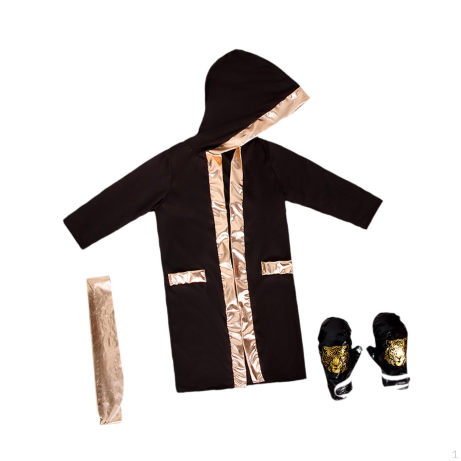 Детский костюм для бокса на Хэллоуин в подарок на день рождения, универсальный наряд для ролевых игр Black Gold S to M
Детский костюм для бокса на Хэллоуин в подарок на день рождения, универсальный наряд для ролевых игр Black Gold S to M