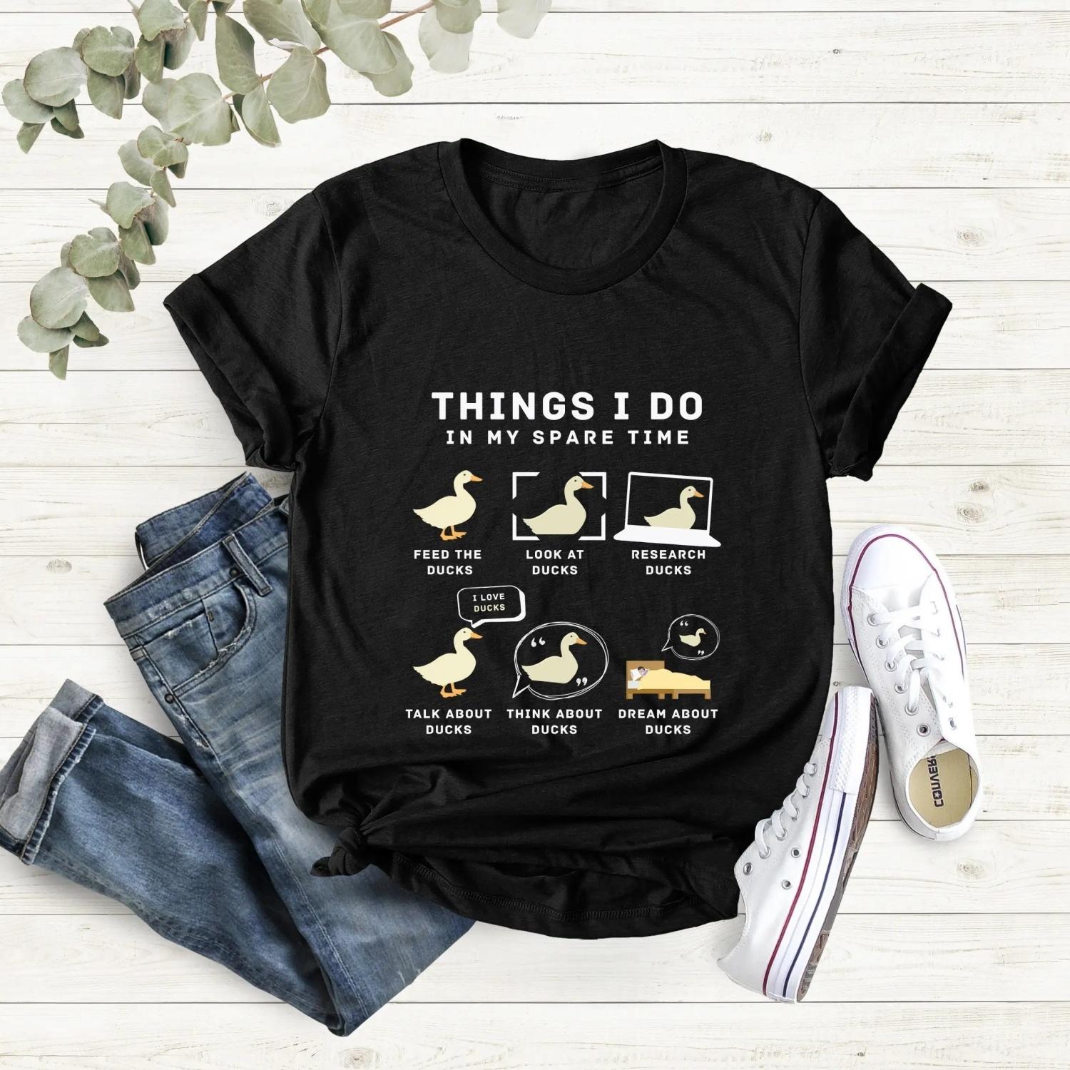Ducks T Shirt Things I Do In My Spare Time Duck Lover Funny Farm For Mom XXXXXL чорний
Ducks T Shirt Things I Do In My Spare Time Duck Lover Funny Farm For Mom XXXXXL чорний