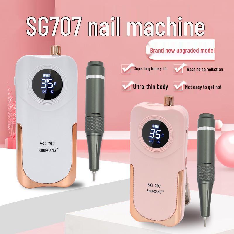 SG707 Портативная перезаряжаемая машинка для маникюра 35 000 об/мин с умным сенсорным экраном
SG707 Портативная перезаряжаемая машинка для маникюра 35 000 об/мин с умным сенсорным экраном